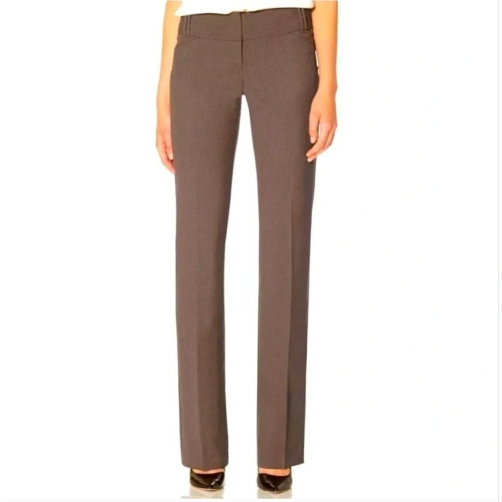 The Limited Women's Size 00 Short Drew Fit Dress Pants Trousers Chocolate Brown